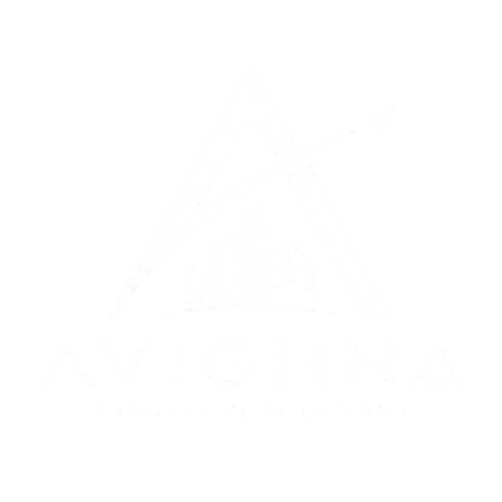 Avighna Innovative Solutions White Logo
